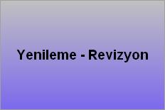 Yenileme - Revizyon