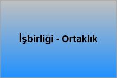 İşbirliği - Ortaklık